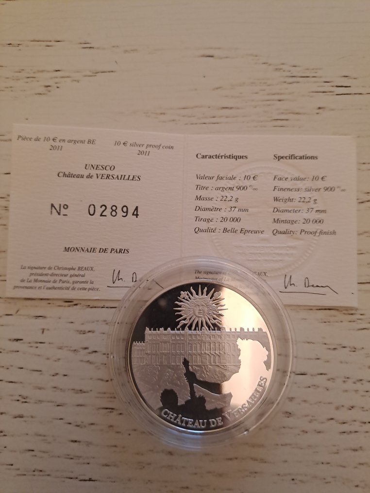 Frankrijk. 10 Euro 2009/2020 (3 monnaies) Proof (Zonder minimumprijs) #1.0