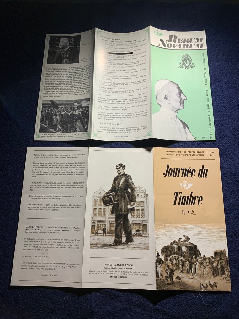 Belgium 1966/1986 - More than 250 post folders #1.0