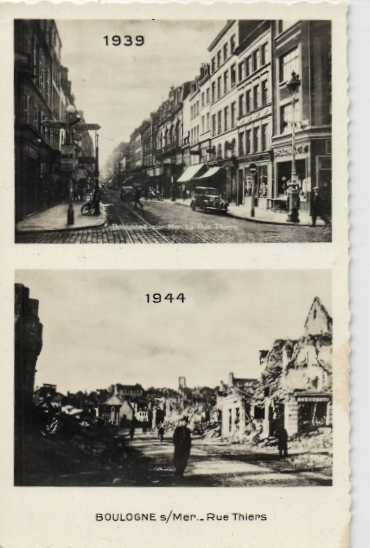 军事 - 一战和二战 - 多个地点的破坏，包括荷兰。 - 明信片 (72) - 1915-1945 #3.2