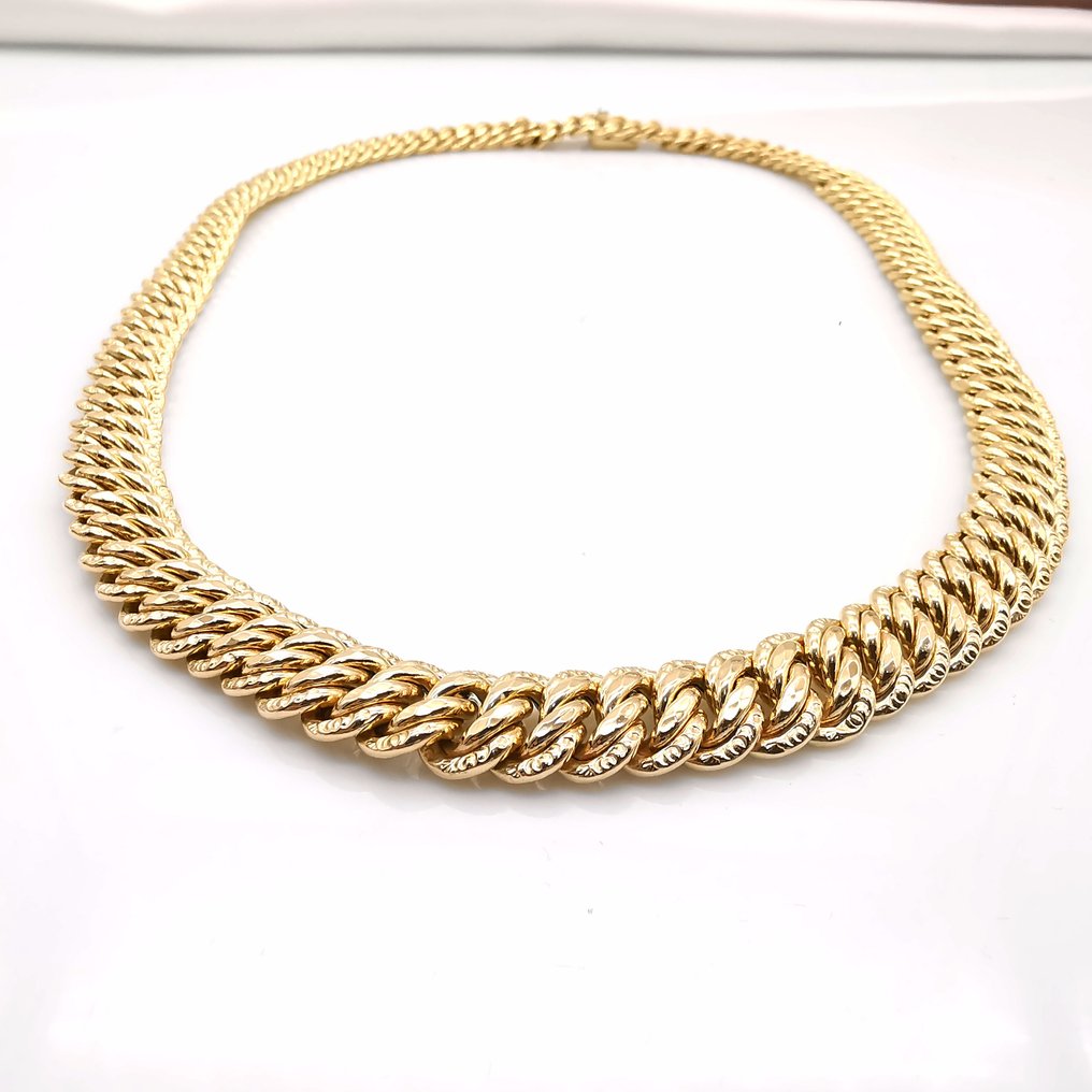 项链 - 18K包金 黄金 - 美国的Maille #4.3