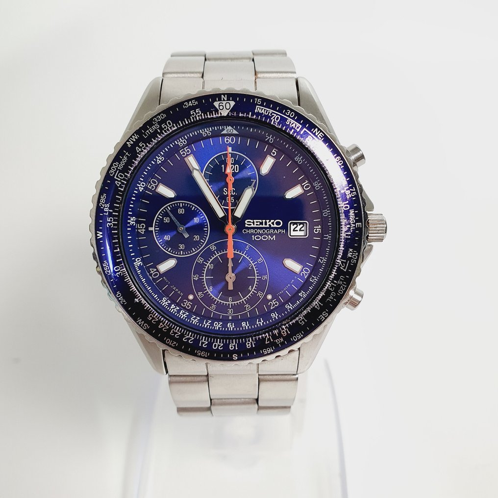 Seiko - Chronograph - Ingen reservasjonspris - 7T92-0CF0 - Herre - 2010-2020 #1.0