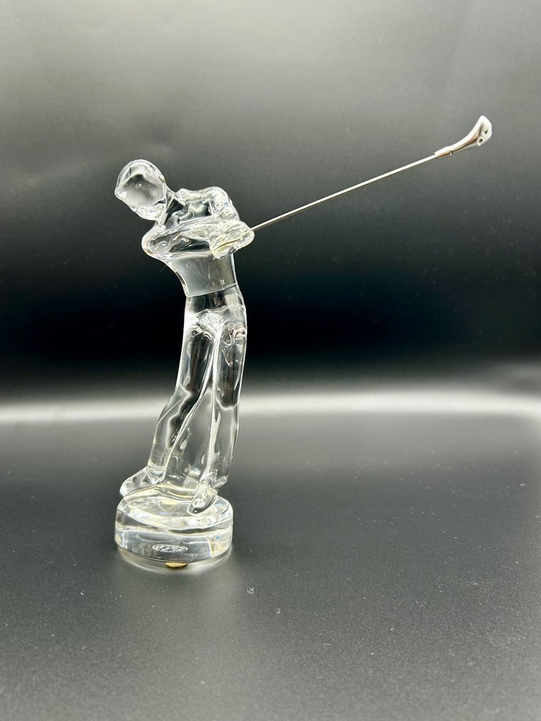 Baccarat - Designed by Bernard Augst - Figura in miniatura - St. Andrews Golf Swing model - Cristallo, Acciaio #1.0