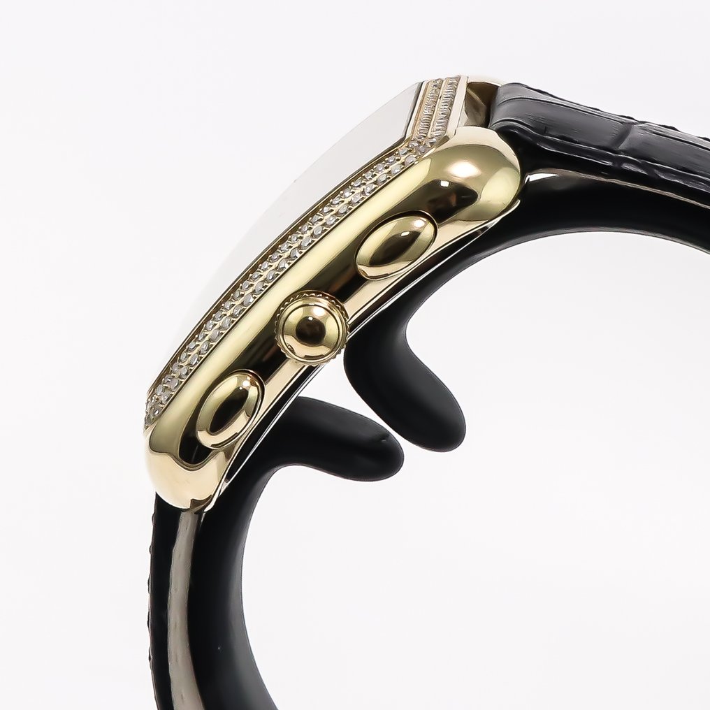 GEOVANI - Diamond Swiss Watch - GOC502-GL-D-3 - Black Strap - Ingen reservasjonspris - Herre - 2000-2010  #4.3