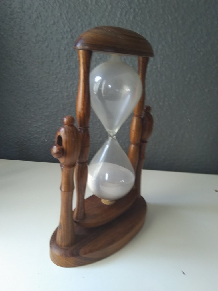 Κλεψύδρα (4) - Ξύλο, μπρούντζος, γυαλί. - 1950-1960 #2.1