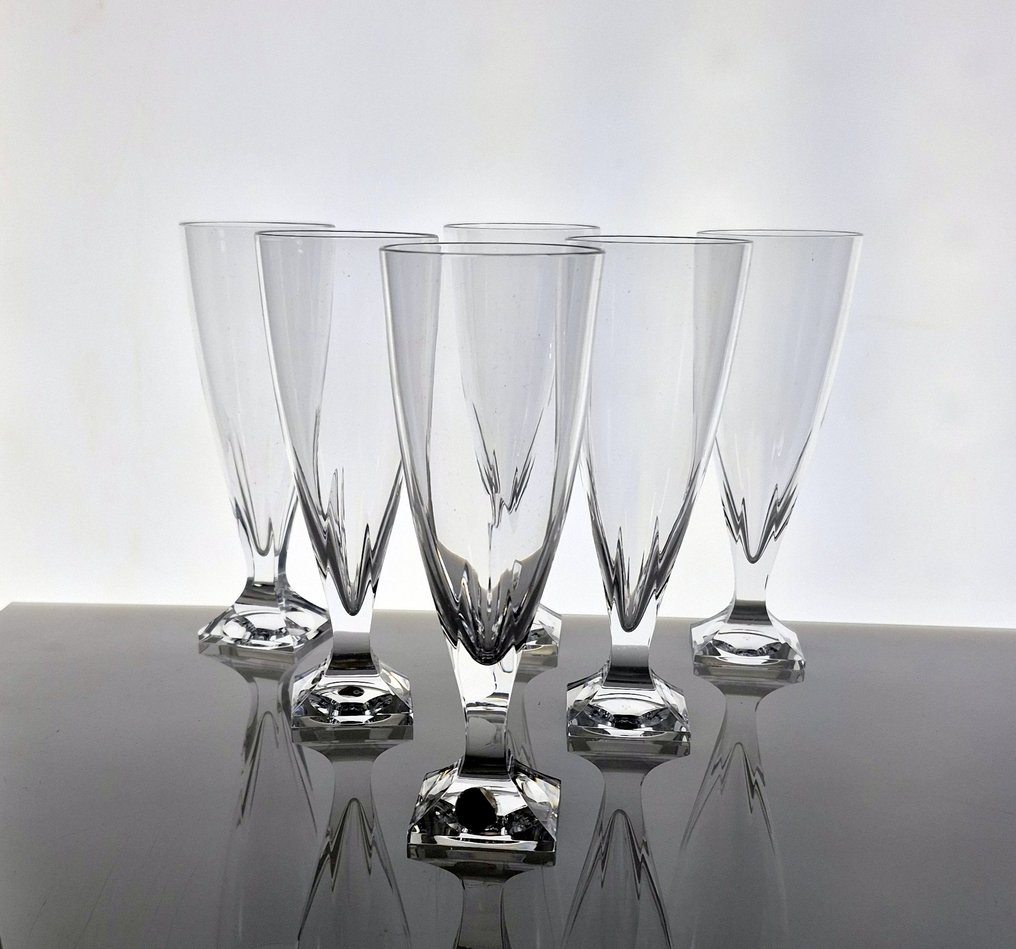 Peill und Putzler - Wilhelm Wagenfeld - Drinking service (36) - Model 'Karat' - Crystal #2.1