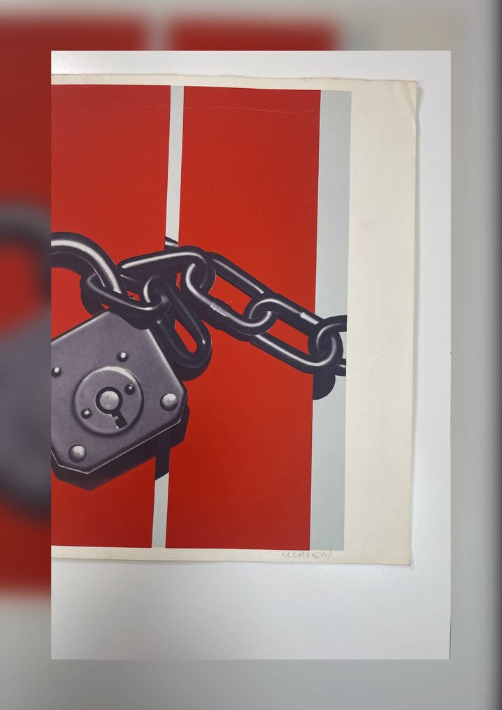 Peter Klasen (1935) - Les machines divorcées – Sérigraphie originale – signée au crayon – numérotée 16/80 #2.1