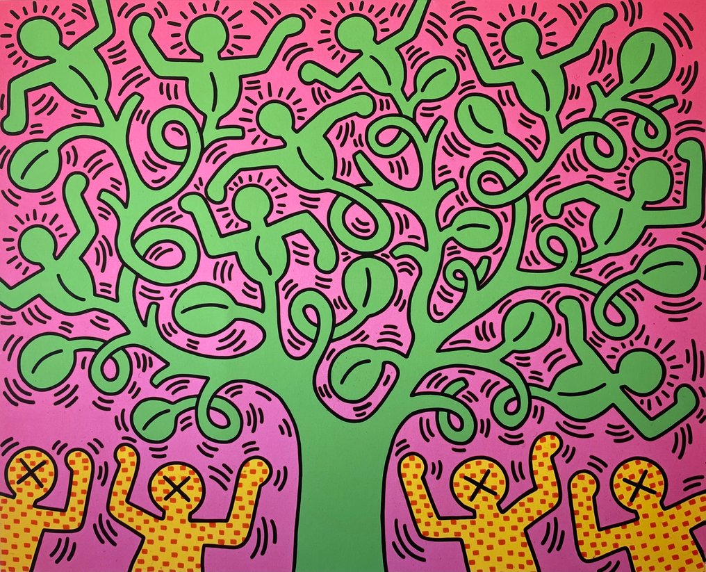 Keith Haring - Untitled (Tree of Life) - Artestar licensed print #2.1