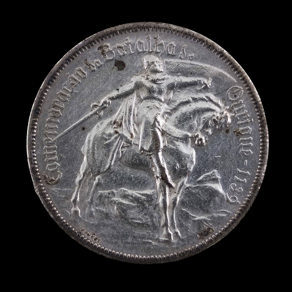 Πορτογαλία. Republic. Silver 10 Escudos 1928 - Batalha de Ourique  (χωρίς τιμή ασφαλείας) #1.0