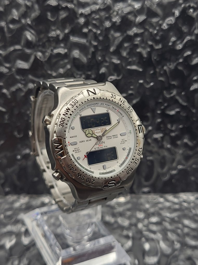 Elgin Watch Company - Stealth Air Force - Nincs minimálár - FK-1002-C - Férfi - 1990-1999 #3.2