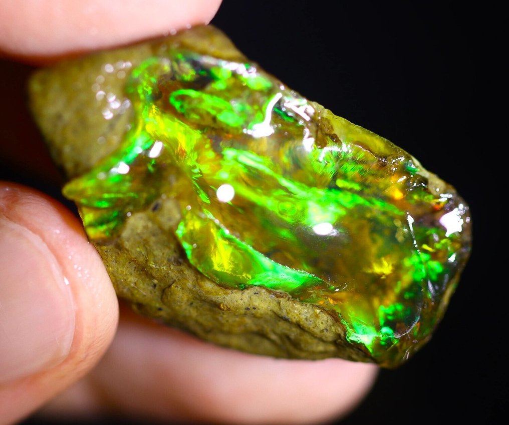 35,8 cts - Wunderbarer natürlicher Kristall-Opal Rohversion - Sieh dir das Video an!- 7.16 g #4.3