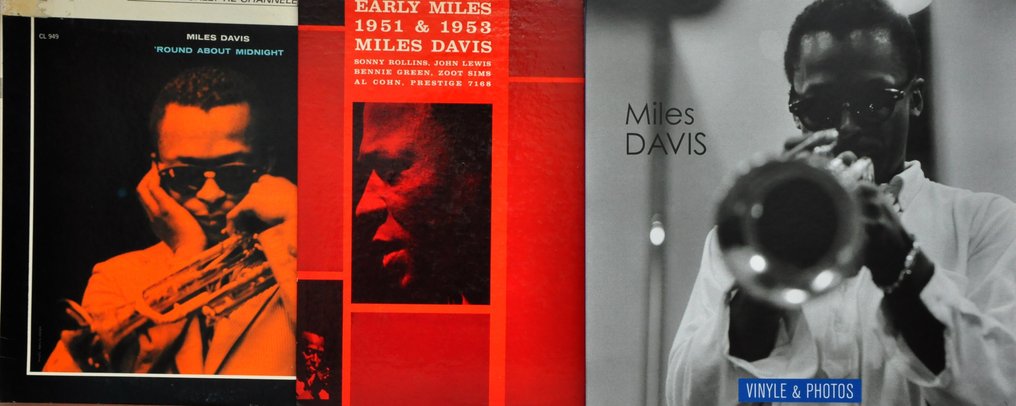 Miles Davis - 3 x albums - Multiple titles - LP Albums (multiple items) - Reissue - 1959 #1.0