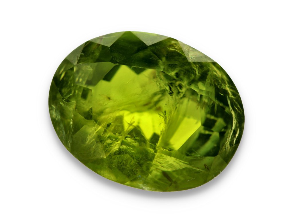 Ingen mindstepris Grøn, Gul Peridot - 13.20 ct - Instituto Gemólogico Español (IGE) #2.1