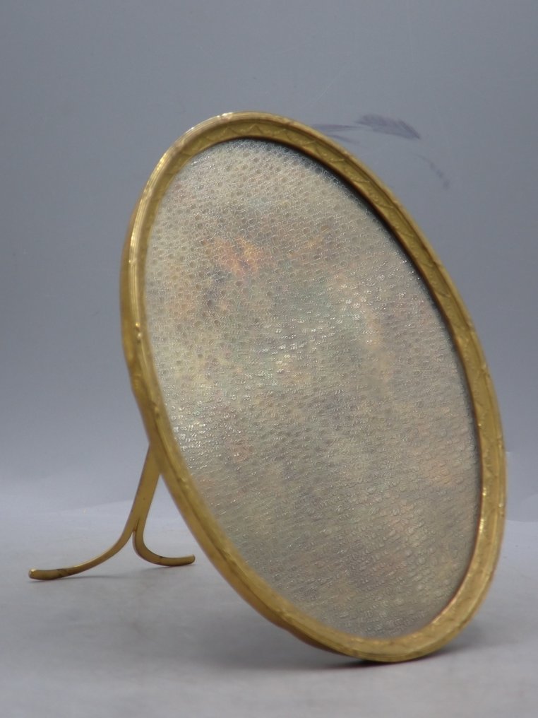 相框- 椭圆形框架 - 镀金黄铜 #1.0