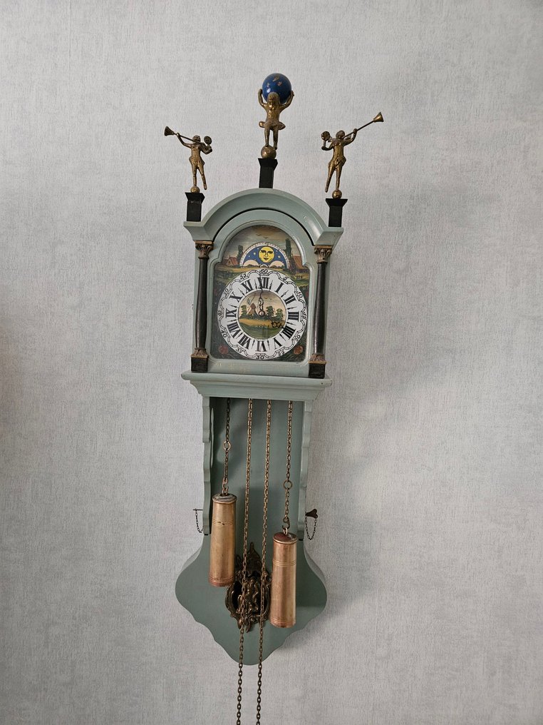 Friisiläinen häntäkello - Puu, Messinki - 1970-1980 #1.0