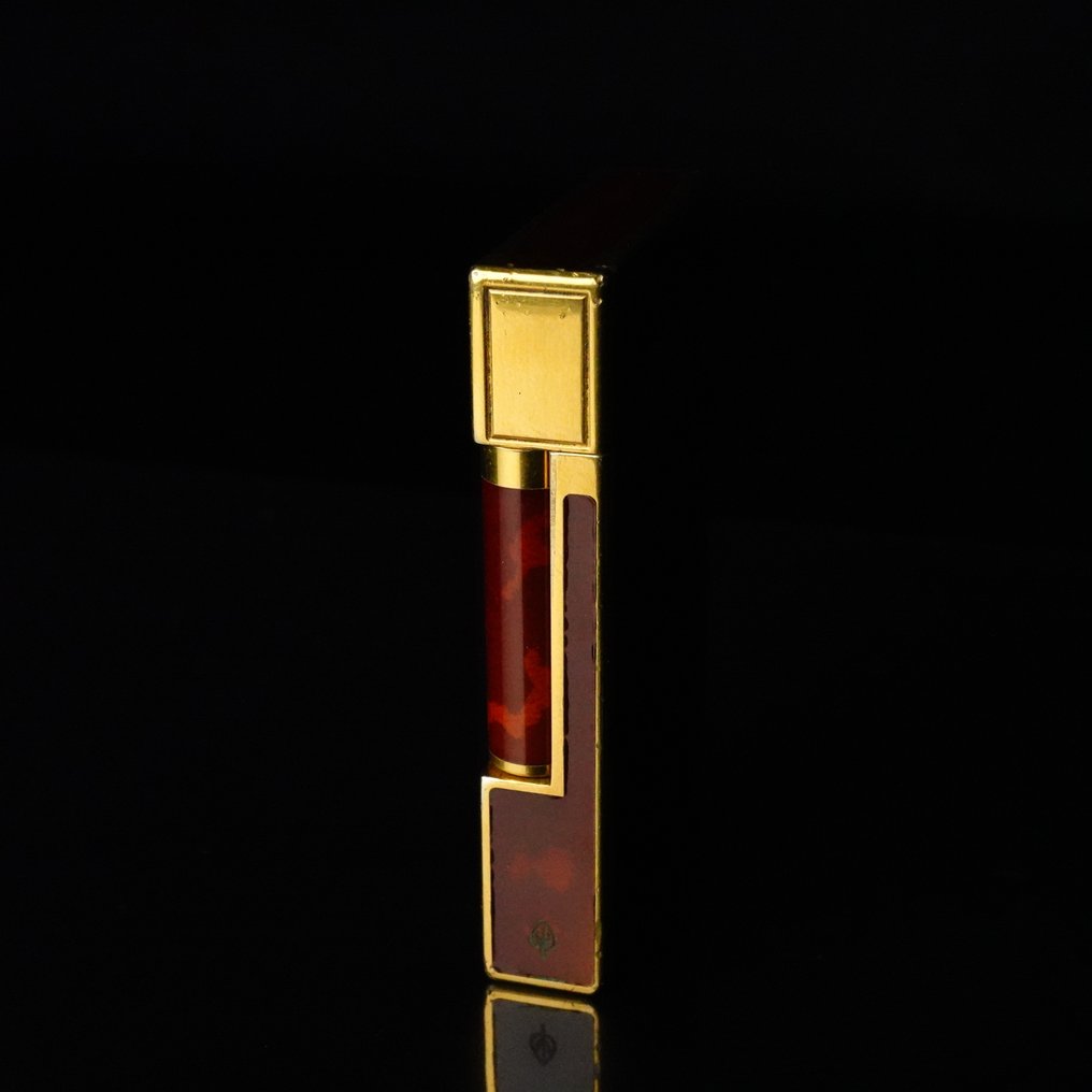 S.T. Dupont - Ligne 2 Maduro Lacquer Vintage Gas Lighter - Lighter - Gold plated, Maduro Lacquer #2.1