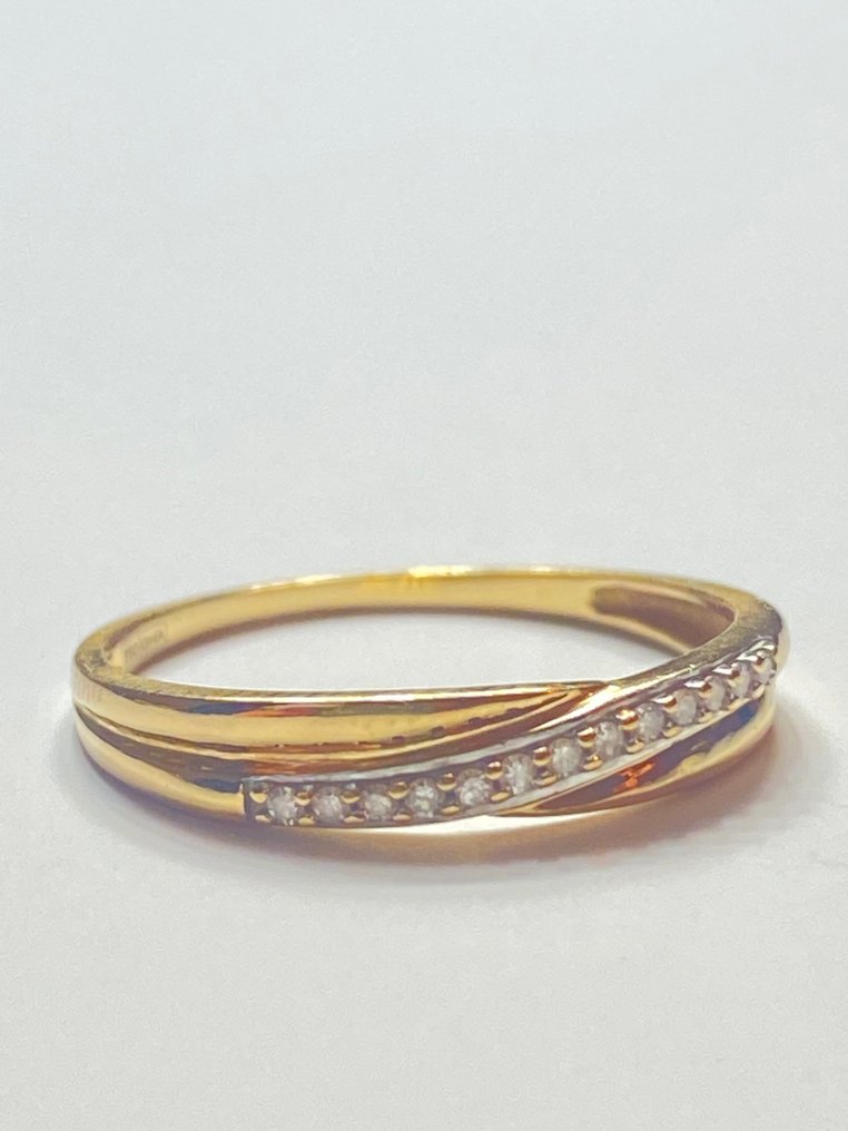 Ei pohjahintaa - Sormus - 18 kt. Keltakulta Timantti (Luonnollinen) #3.2