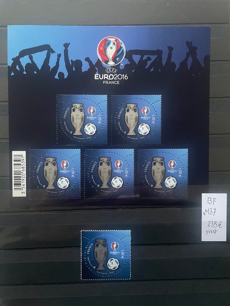 法國 2016 - 2016年，包括 Bloc 137 和 Sage 区块，以及可变组成的笔记本。 - Yvert #1.0