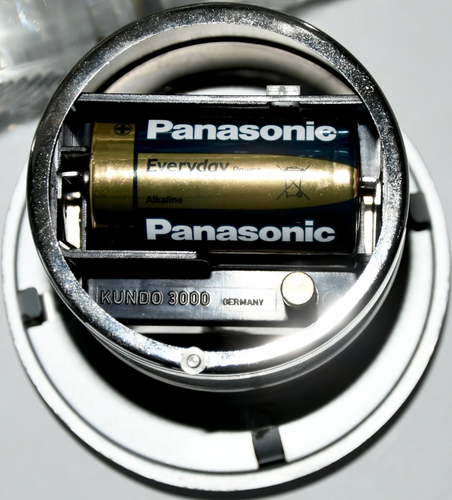 Zegar stołowy - Kundo Futuryzm - Kryształ - 1960-1970 - H 13,5 cm #1.0