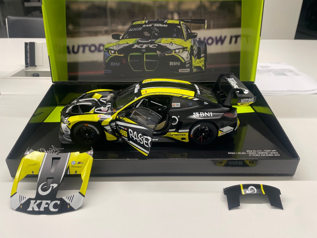 MiniChamps 1:18 - Model car - BMW M4 GT3 Team WRT VR46 #1.0