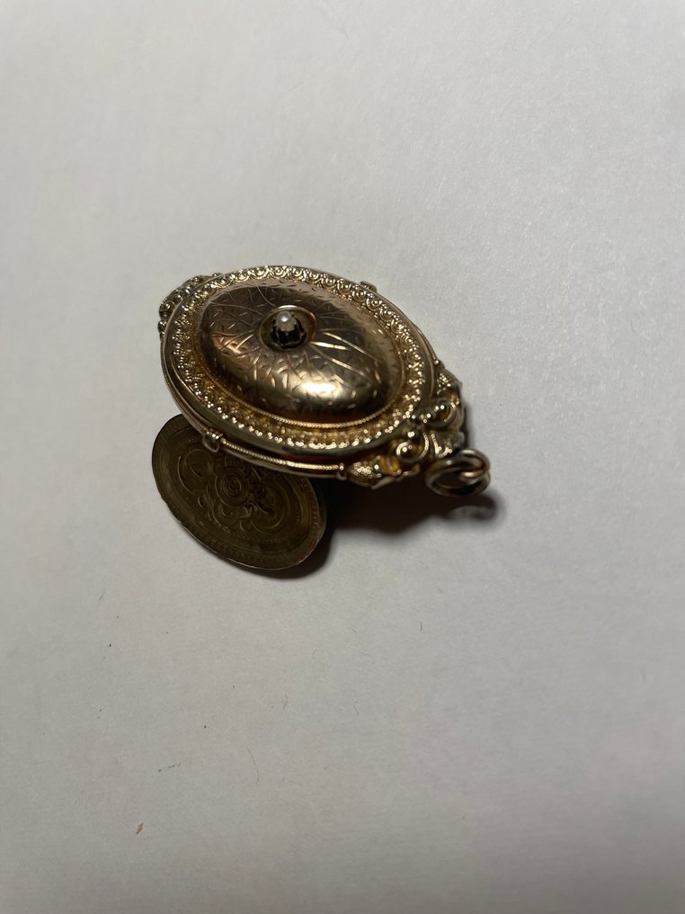 Pendentif en forme de médaillon - 14 carats Or jaune #4.3