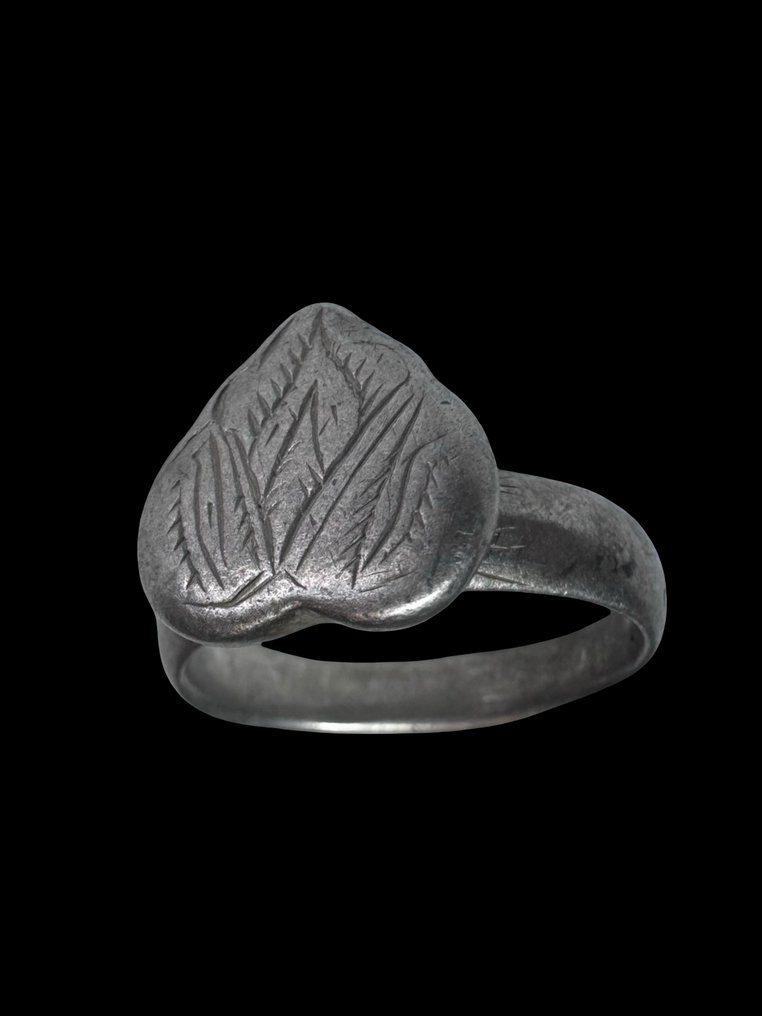 Μεσαιωνική, εποχή σταυροφόρων Ασημί Δαχτυλίδι #1.0