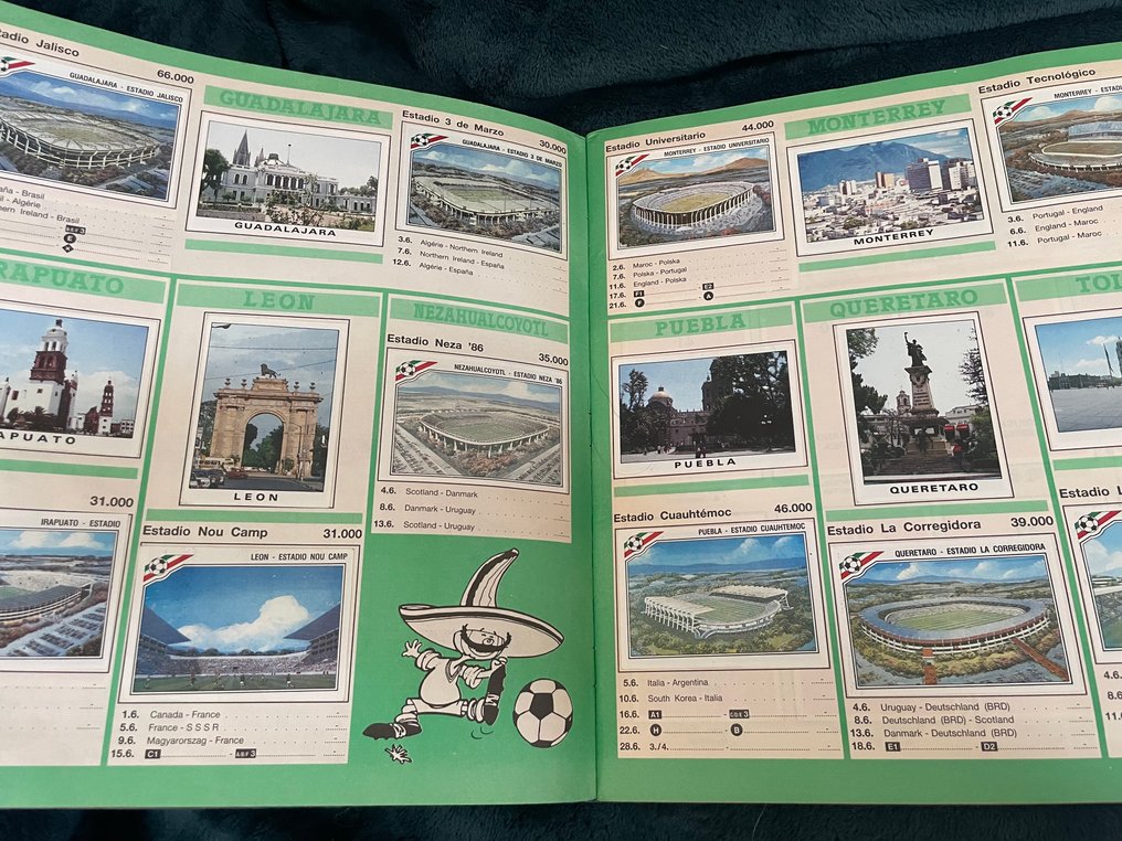 Panini World Cup Mexico 86 - 1 Complete album - Good (GD) #3.2