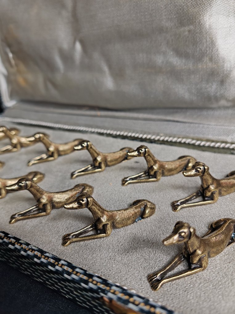 刀叉架 (12) - 铜鎏金 #4.3