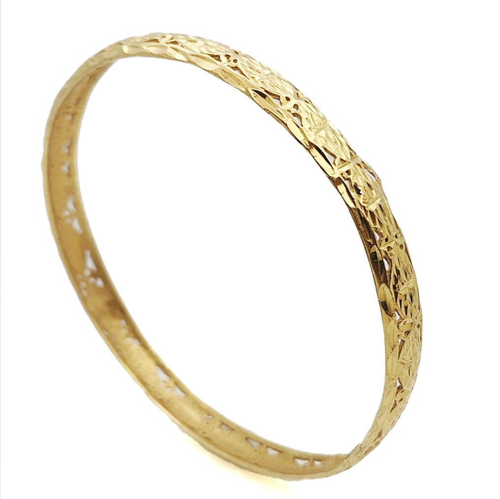 手镯 - 18K包金 黄金 #1.0