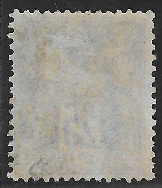 France - Type Sage - 25 c. outremer (II) - signé Calves - cote = 650 euros - Yvert n°78 #1.0