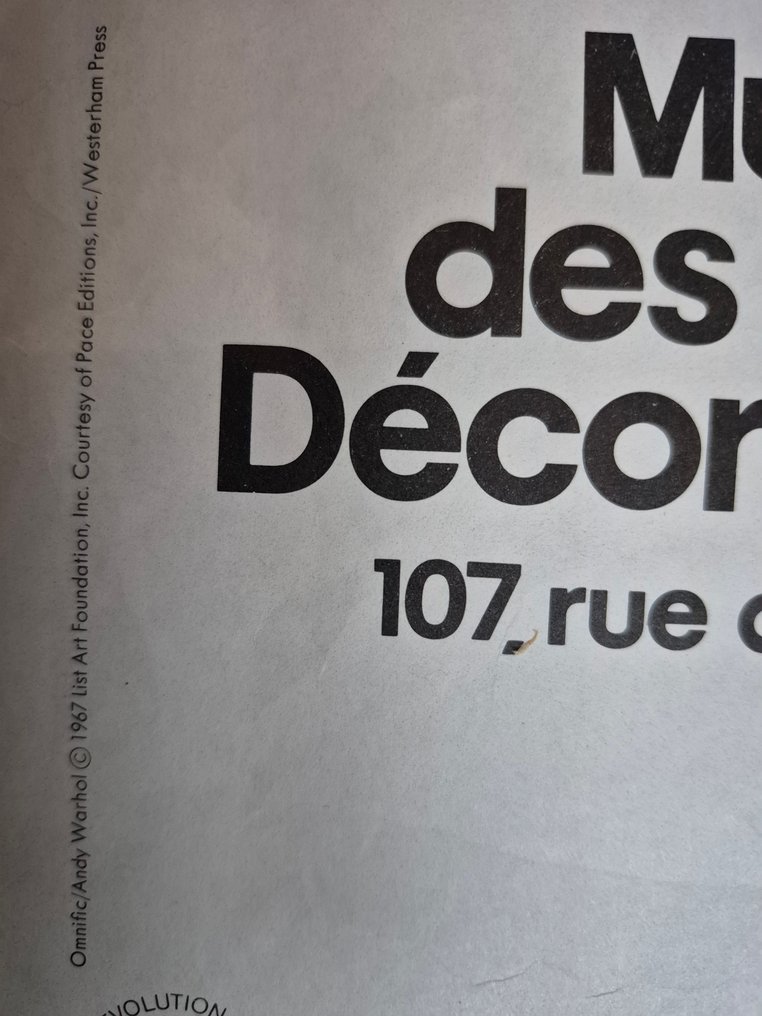 Andy Warhol - Lincoln Centre ticket, Amerikaanse affiches 1945-1975 - década de 1970 #3.2