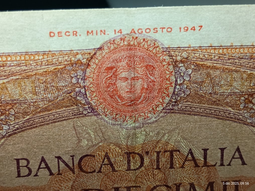 Ιταλία. - 10.000 Lire 1961 "Regine del Mare" - Alfa BI 842 #4.3