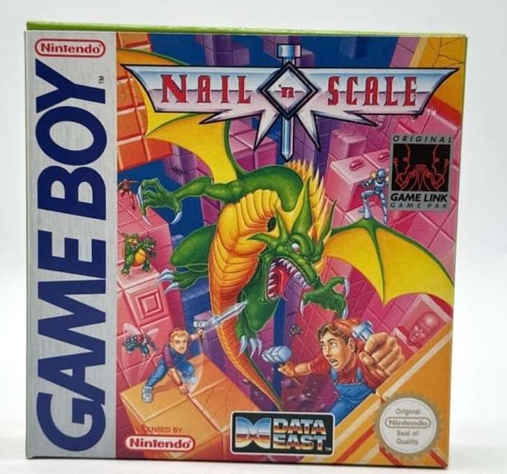 Nintendo, Data East - Gameboy - Nail 'n' Scale - 电子游戏 - 带原装盒 #1.0
