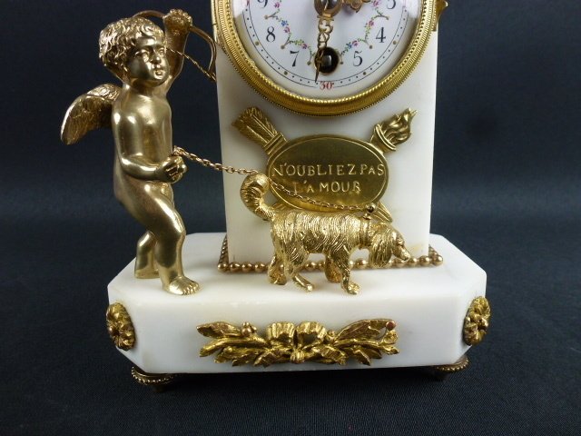 Table/desk clock - - Gilt bronze - 1850-1900 #1.0