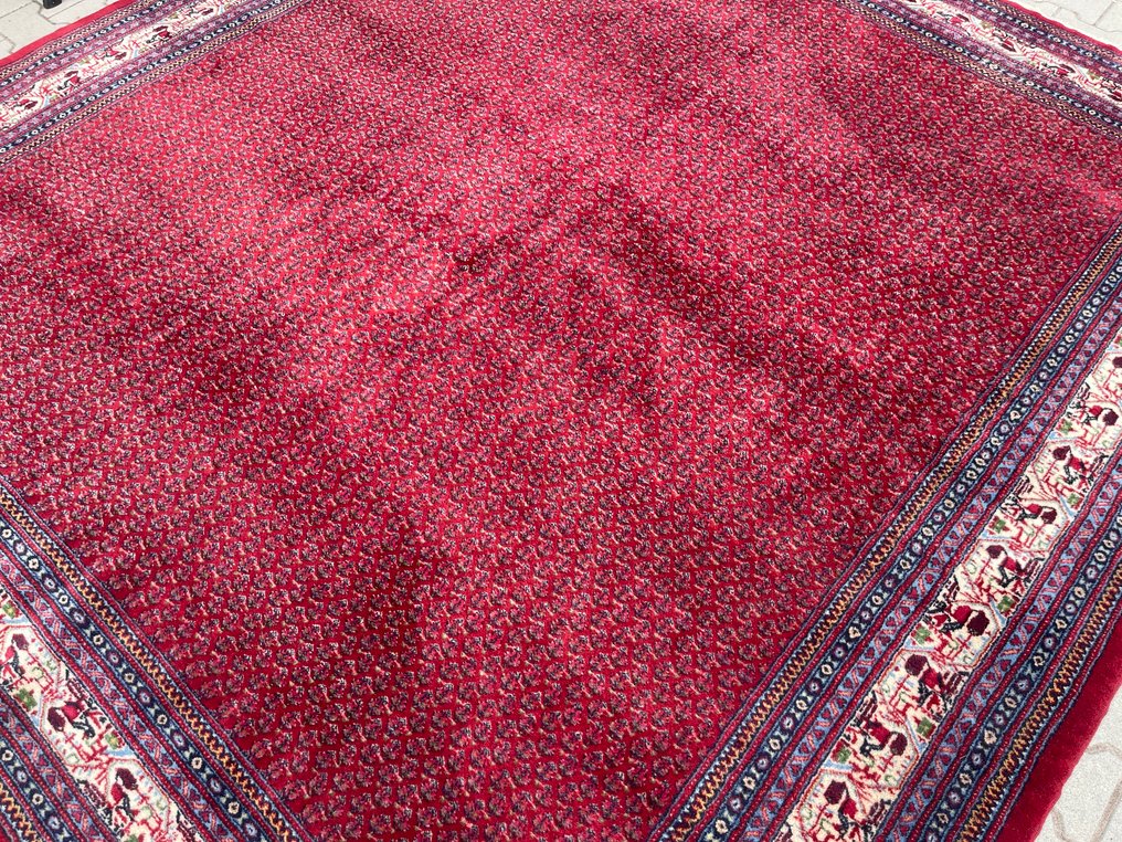 Λεπτός ινδονησιακός σχεδιασμός - λεπτό χειροποίητο - μαλλί - καθαρισμένο - μαλλωμένο χαλί. - Χαλί - 292 cm - 275 cm #1.0