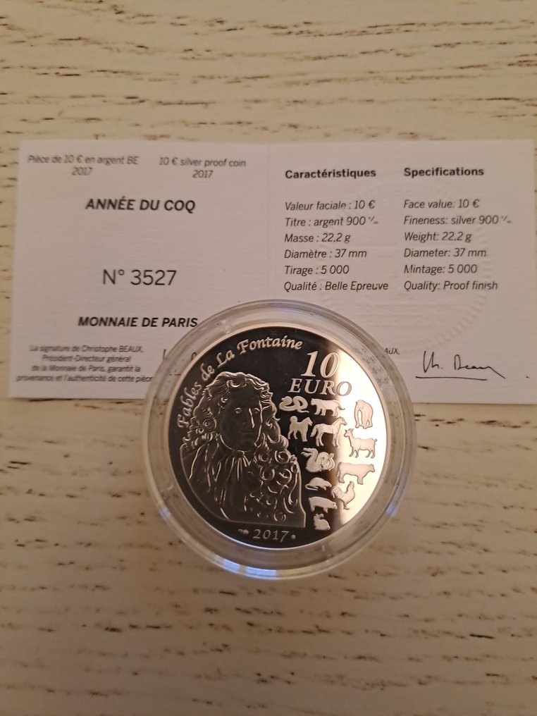 Frankrijk. 5 Euro / 10 Euro 2010/2020 (4 monnaies) Proof  (Zonder minimumprijs) #4.3