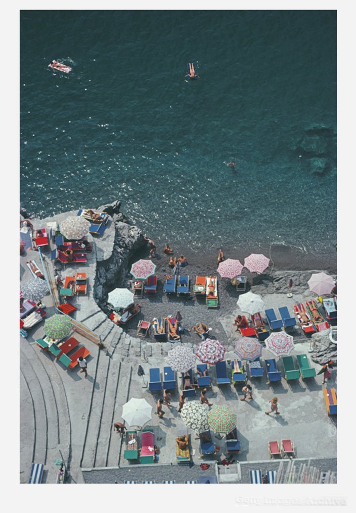 Slim Aarons (1916–2006) - Positano Beach #1.0