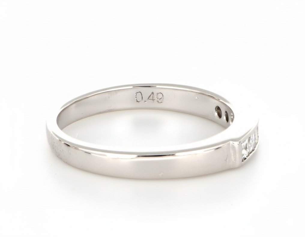 Ei pohjahintaa - Sormus - 18 kt. Valkokulta - 0.49ct. tw. Timantti (Luonnollinen) #2.1