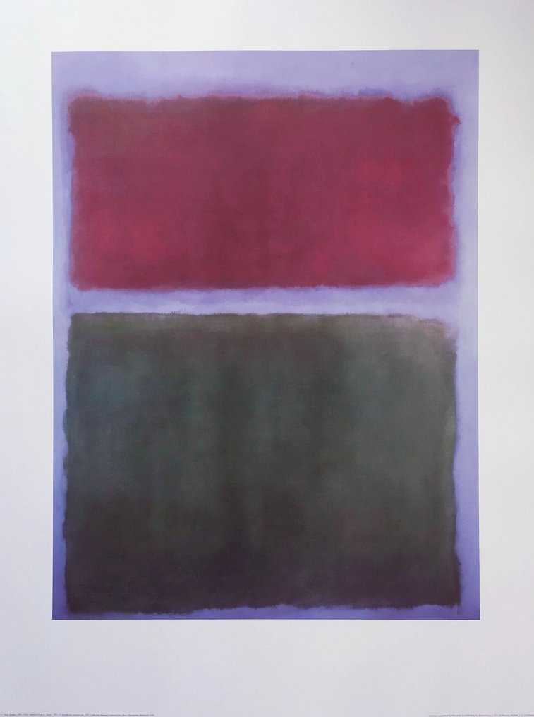 Mark Rothko (1903-1970) (after) - "Untitled, (Earth & Green), 1955" #1.0