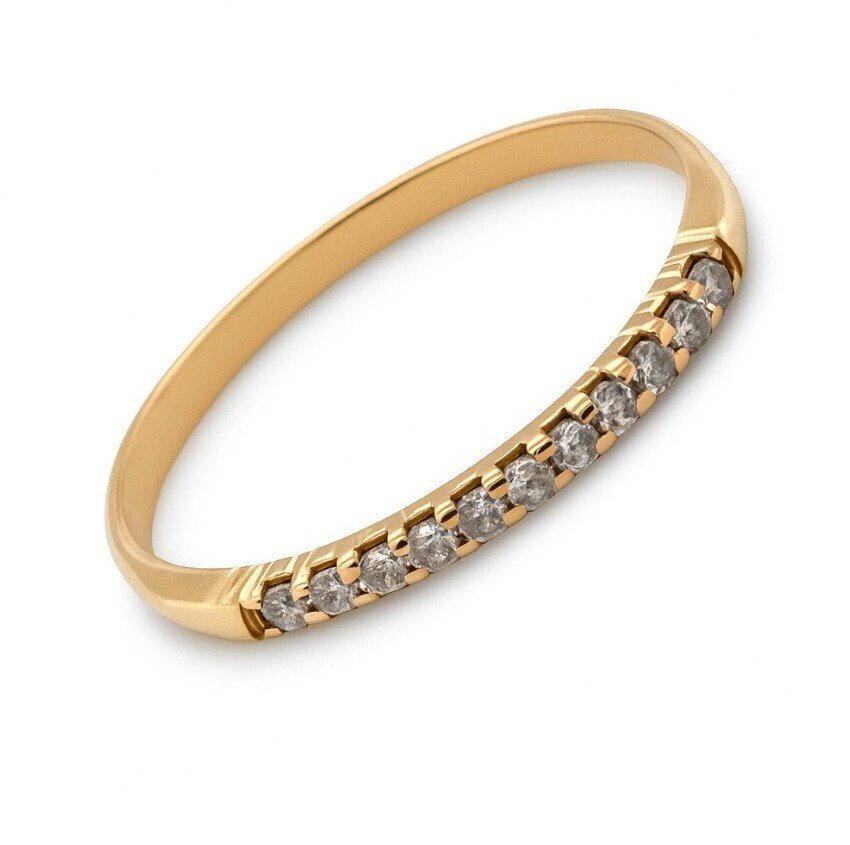 Örökkévalóság gyűrű - 18 kt. Sárga arany - 0.15ct. tw. Gyémánt (Természetes) - Gyémánt - Half Memory RS 57 Diamond #1.0