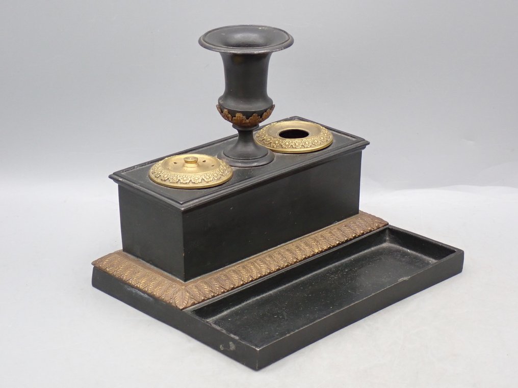 墨水池 - Charles X - 銅（鍍金/銀質/生綠銹/冷漆）, 金属 #1.0