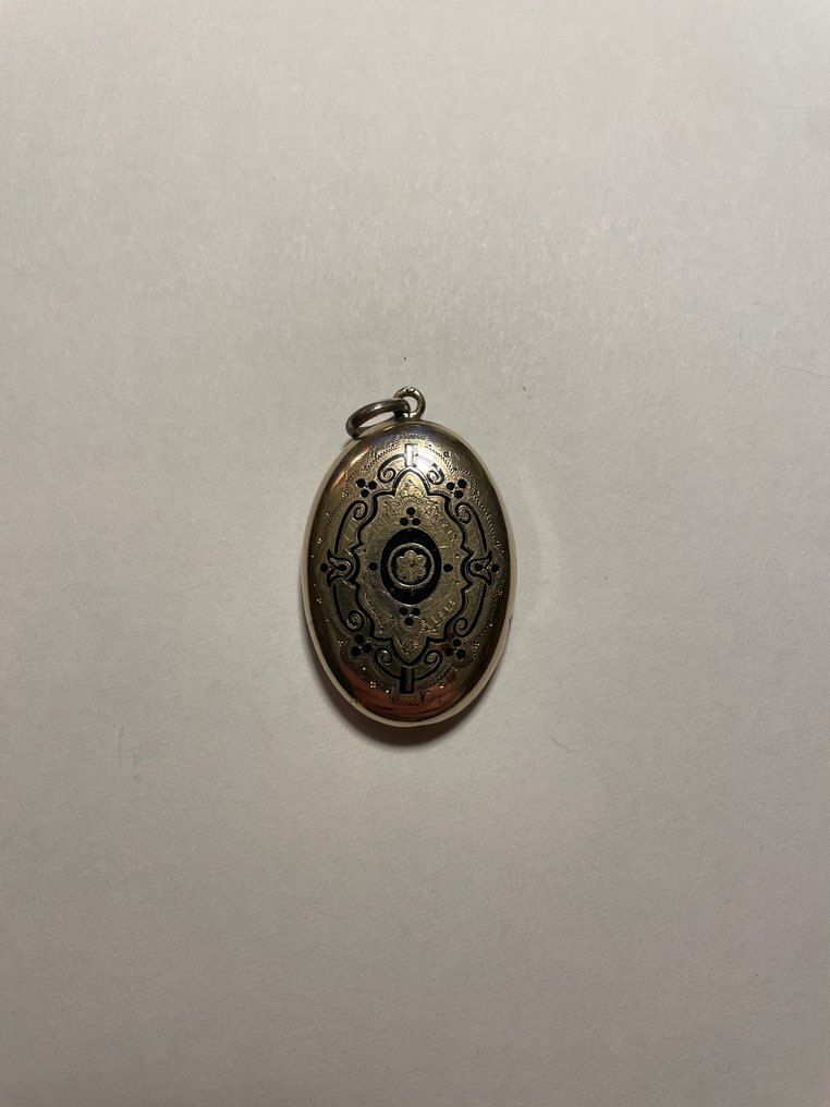 Pendentif en forme de médaillon - 14 carats Or jaune #1.0