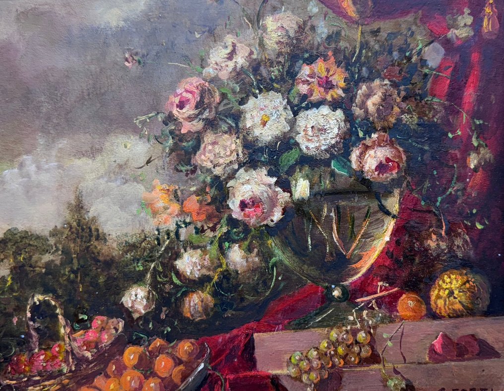 Giuseppe Forti (1897-?) - Composizione floreale #1.0