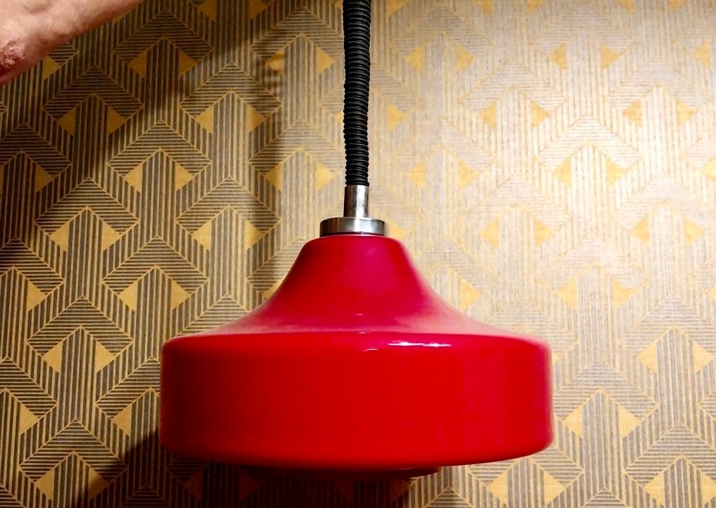 Szarvasi - Hanging lamp - Glass - Space Age style pendant lamp #2.1