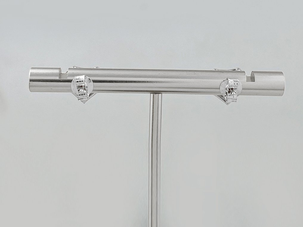 Orecchini - 14 carati Oro bianco - 2.16ct. tw. Diamante (Coltivato in laboratorio) #3.2