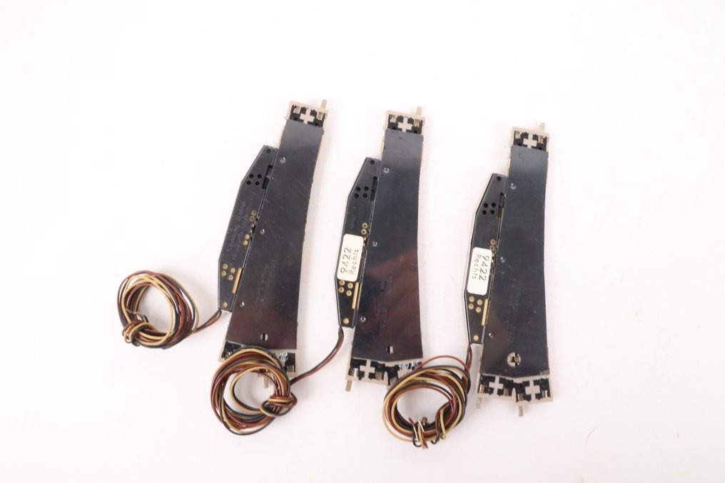 Fleischmann N - 9170/9171 - Model train tracks (6) - Straight switches + drive #4.3