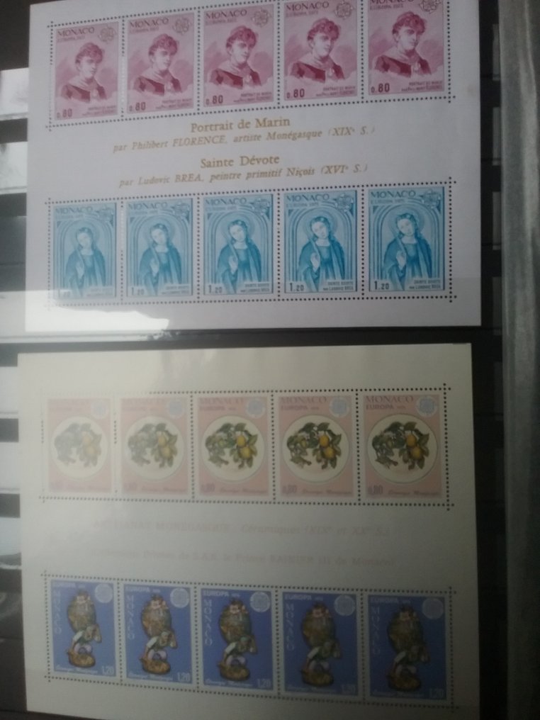 Monaco 1947/1982 - Superb lot of Monaco blocks and sheets. Between numbers 2 and 22, including number 22, which is - YVERT ET TELLIER #2.1