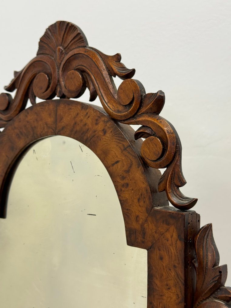 Table mirror - Burr walnut - Toilette Carlo X #2.1