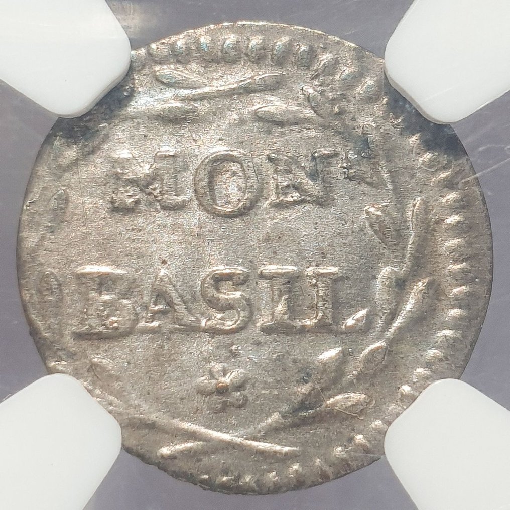 Schweiz, Stadt Basel Rappen ca. 1750 - NGC MS 63 - only 3 pieces in higher grades! (No reserve price) #1.0