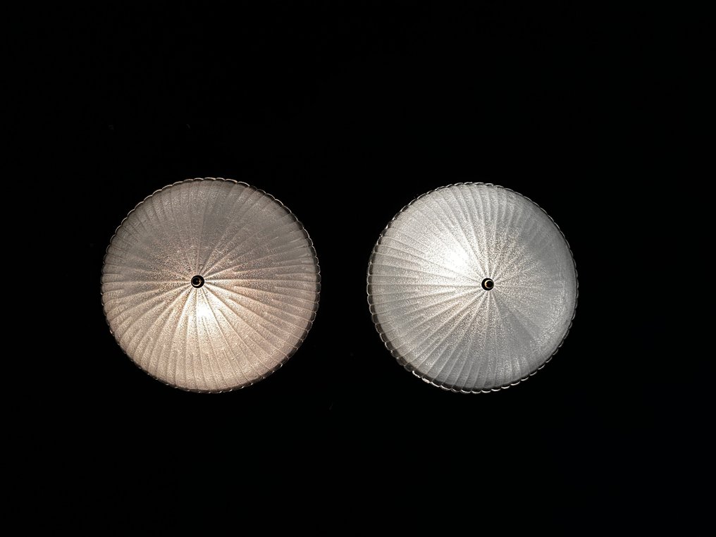 吸顶灯 - 穆拉诺玻璃 - 一套两盏复古吸顶灯 #1.0