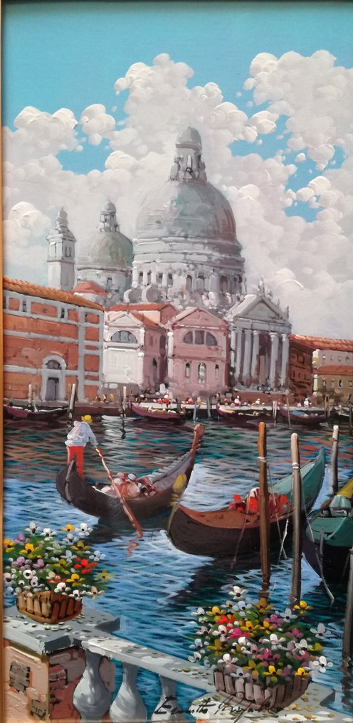 Ernesto Rispoli (1948) - Gondolieri di Venezia #1.0